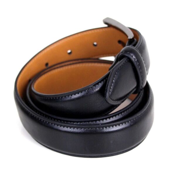 DOCKERS BLACK GENUINE LEATHER 1 1/8"Wd CASUAL DRESS MEN'S BELT Sz 34/85 (F89 - Picture 5 of 15